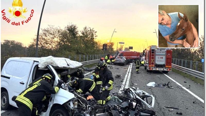 Oscar Angioletti, il papà e imprenditore è morto a Stezzano mentre andava a curare i cavalli. Aveva appena festeggiato il compleanno