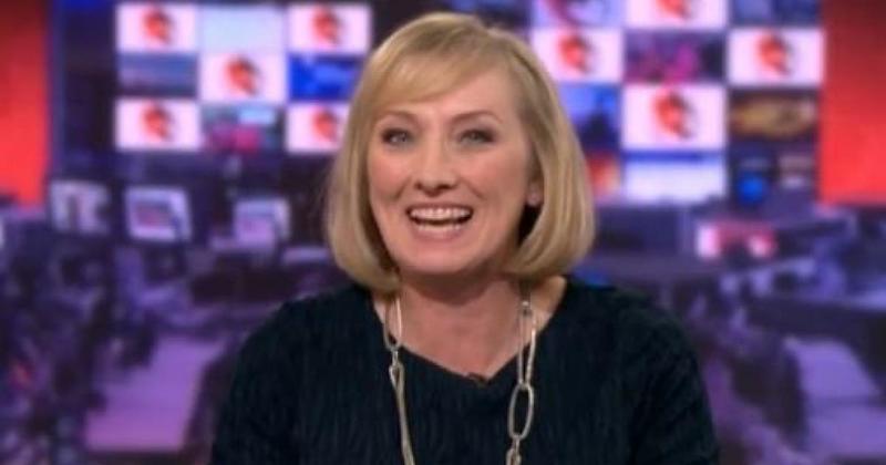 It's no wonder the world is raising an eyebrow at this naughty BBC newsreader