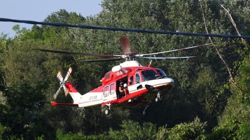 Val Seriana, due escursionisti caduti soccorsi in elicottero