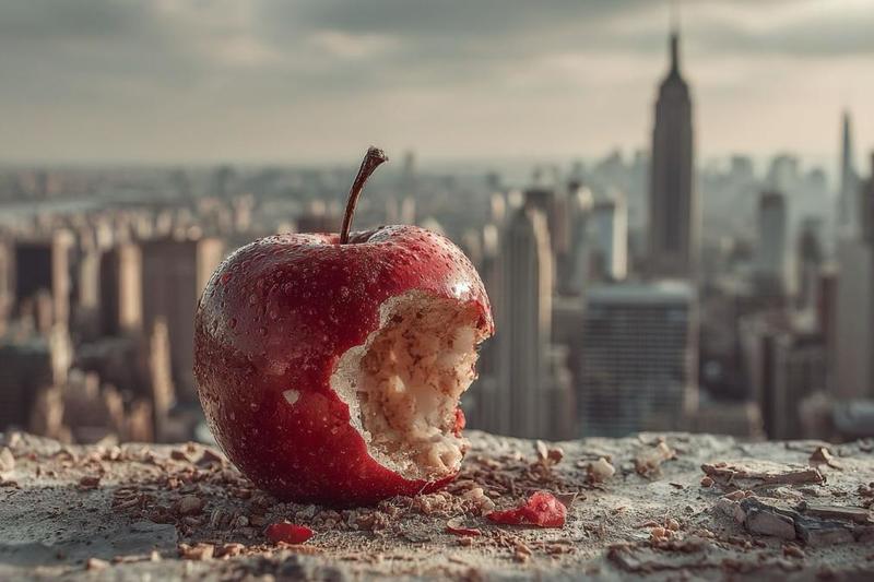 Manzana grande, esperanza chica