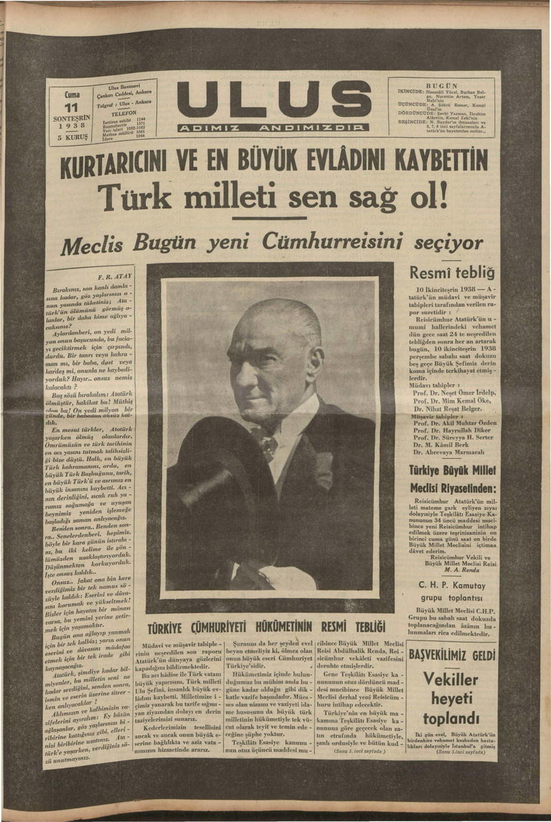 10 Kasım’ı Yaşayanlar