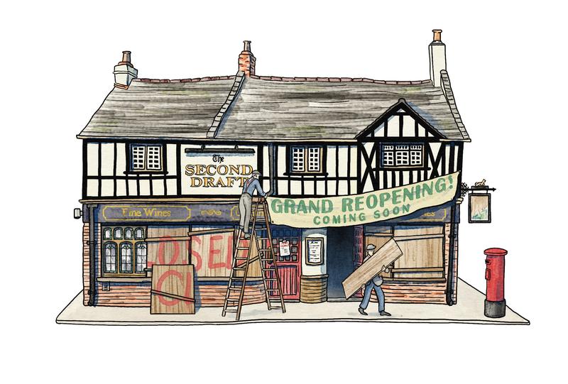 Raise a glass /					 													 						How we saved our local pub from closure
