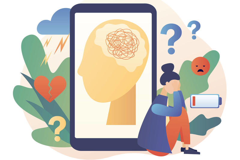 Uma mente ansiosa cria cenários catastróficos e nunca descansa Uma mente ansiosa cria cenários catastróficos e nunca descansa