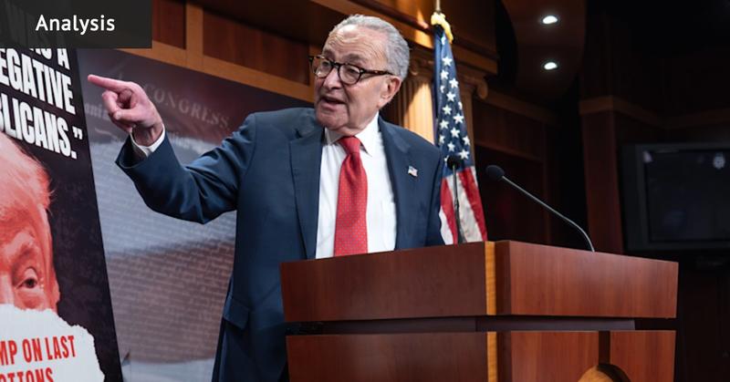 Democrats are at war over ‘caving’ to Trump – and directing their rage at one man Democrats are at war over ‘caving’ to Trump – and directing their rage at one man