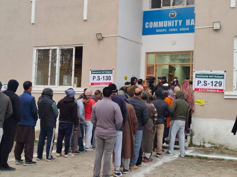 Amid Cold, voting begins for Budgam bypoll