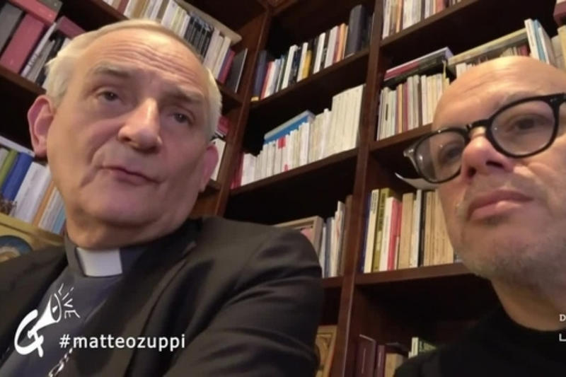 “Propaganda live” con Zuppi: profondità in parole semplici