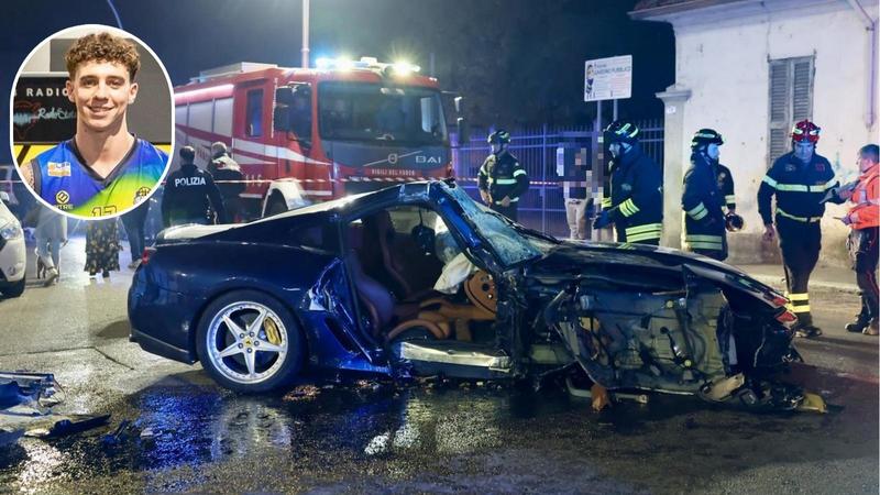 Schianto contro il muro con la Ferrari: come sta la promessa del basket Matteo Bettanti Schianto contro il muro con la Ferrari: come sta la promessa del basket Matteo Bettanti