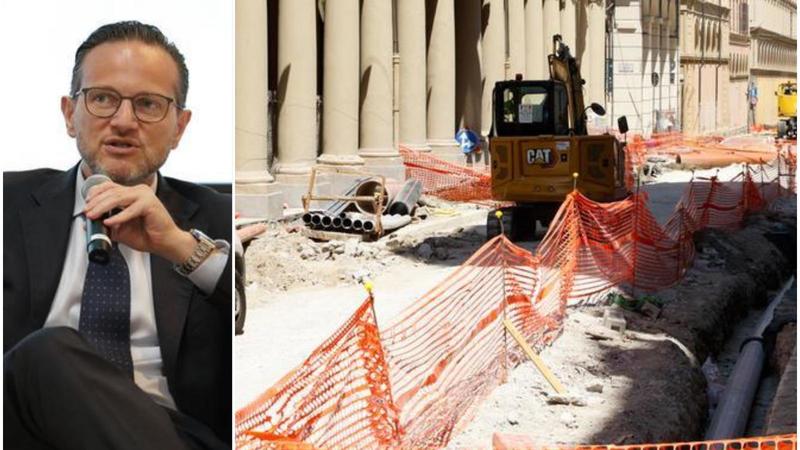 Tram, lavori ormai alla fine in centro: ecco quando riapre via Indipendenza