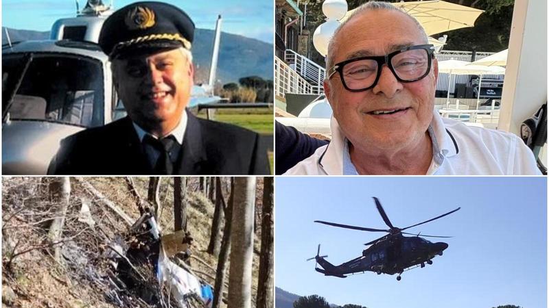 La tragedia dell’elicottero: slitta il recupero dei resti dei due imprenditori. Riprese le operazioni all’Alpe della Luna