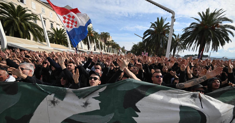 Očekivali su Krila Oluje, alkare, Gotovinu, časne sestre i Bujaneca... Ali ćorak! Ukazao se samo Skejo s pičić brčićem