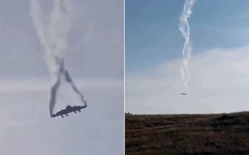 Turkish military plane breaks up mid-air, crashes in Georgia with 20 onboard