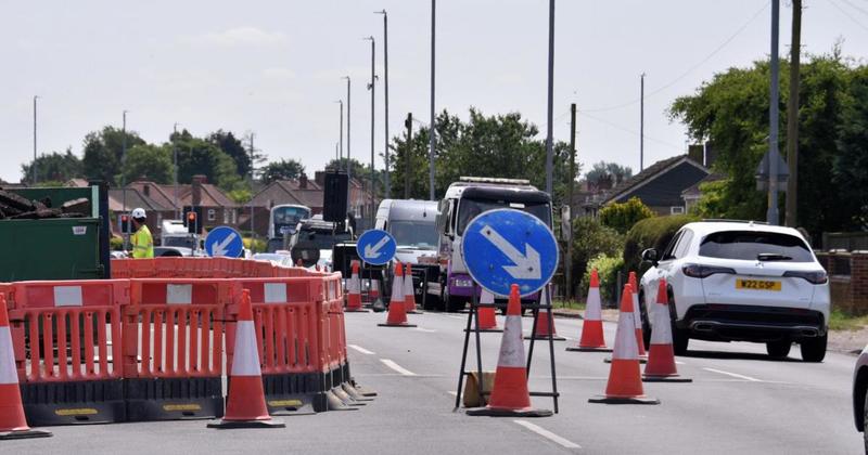 Roadworks that caused severe delays near Norwich Airport removed Roadworks that caused severe delays near Norwich Airport removed