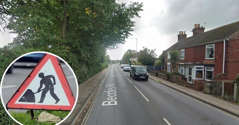Emergency road closure in place on A road after gas leak