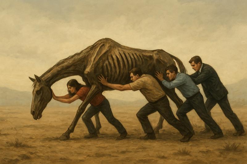 Los caballos muertos del Perú Los caballos muertos del Perú