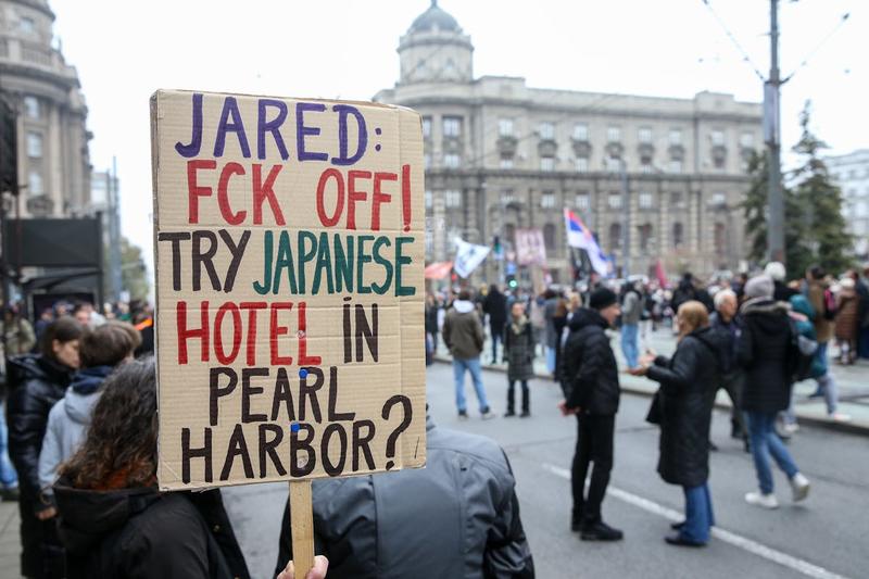 Thousands in Serbia Protest Jared Kushner’s Real Estate Plans