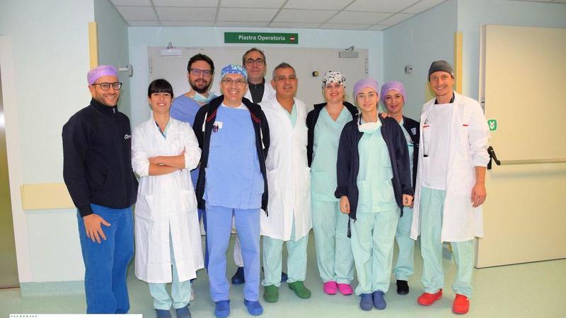 Cona, chirurgia robotica toracica: 