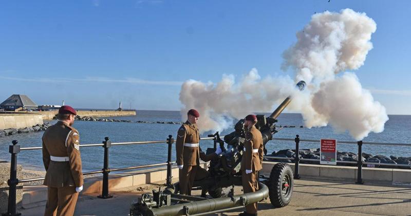 Town falls silent as hundreds unite for 'powerful and poignant' services