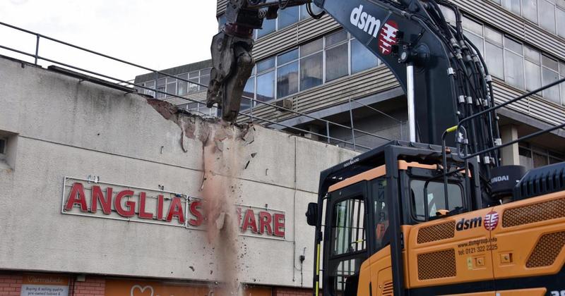 WATCH: Demolition work begins on Anglia Square WATCH: Demolition work begins on Anglia Square
