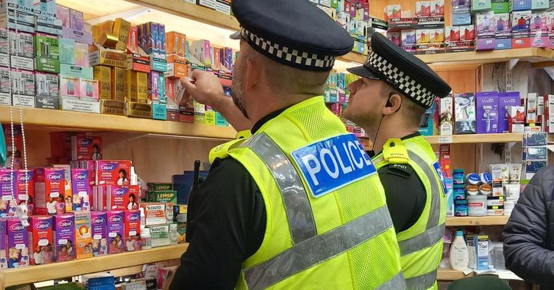 Seven people arrested after raids on high street firms linked to criminal underworld