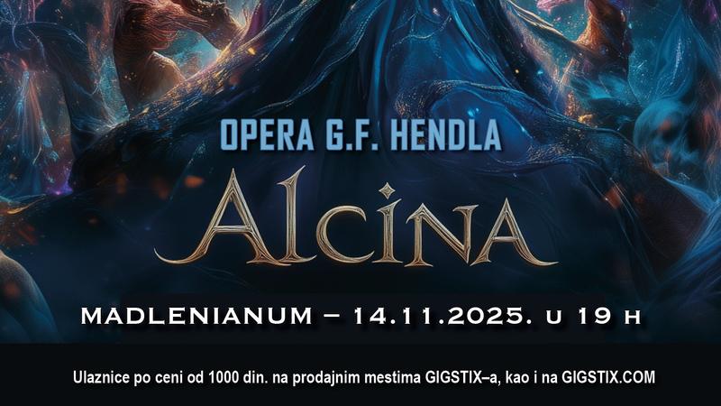 Hendlova „Alćina“ na XX Festivalu rane muzike 14. novembra u Madlenianumu