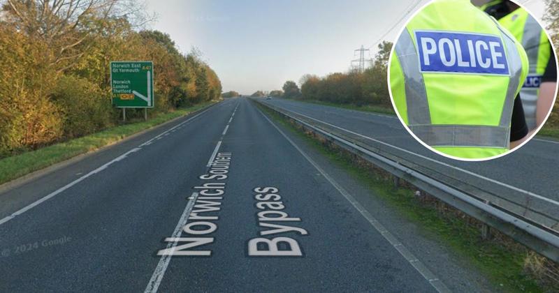 Traffic chaos on A47 after crash at roadworks Traffic chaos on A47 after crash at roadworks