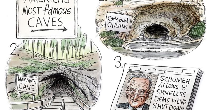 Adam Zyglis: The Shutdown Cave