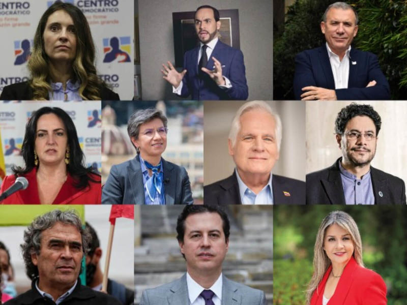 Las posturas de 10 presidenciables sobre las tensiones entre Petro y Trump
