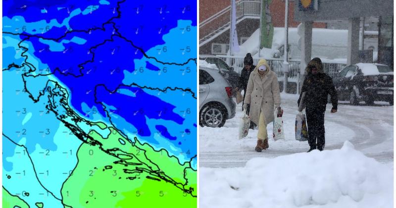 FOTO Stiže zahlađenje i snijeg: Pogledajte koji će dijelovi Hrvatske biti na udaru FOTO Stiže zahlađenje i snijeg: Pogledajte koji će dijelovi Hrvatske biti na udaru
