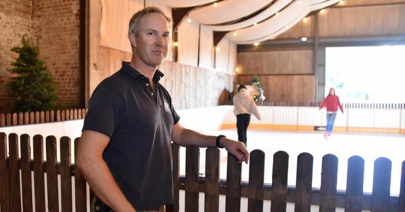 Farm shop launches ice rink with 'après ski vibe' Farm shop launches ice rink with 'après ski vibe'