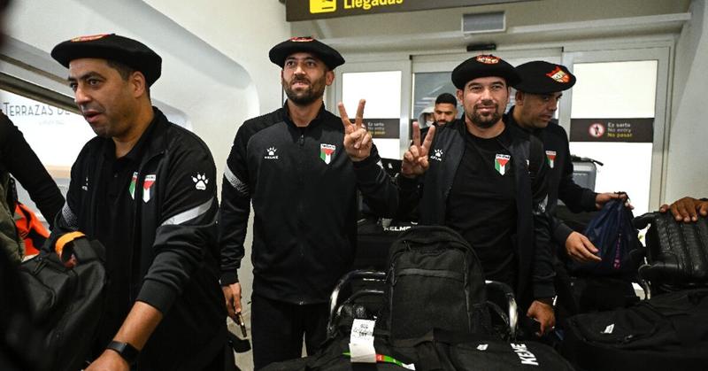 Palestinian national team on 'mission' for peace in Spain visit Palestinian national team on 'mission' for peace in Spain visit