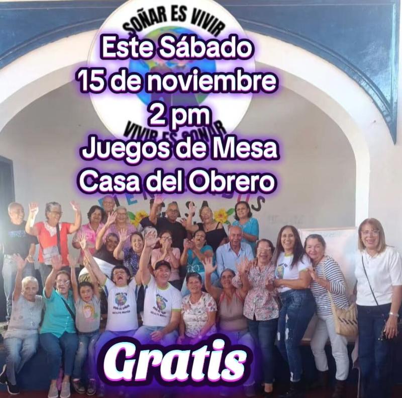 Asociación del adulto mayor de Boconó invita a velada recreativa Asociación del adulto mayor de Boconó invita a velada recreativa