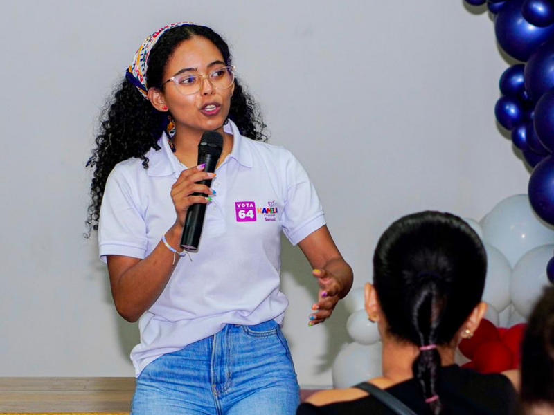 La candidata desconocida del Pacto que ganó con contrabando regalado de la Dian 