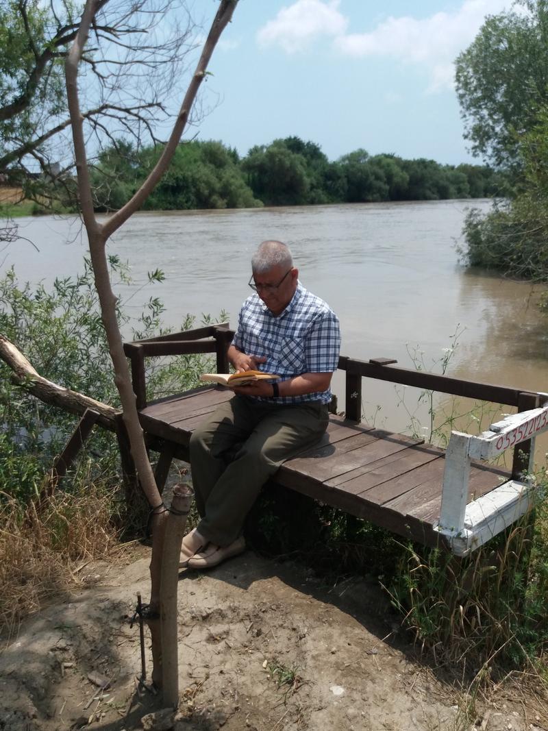 Seyhan kıyısında ağaç gölgesi