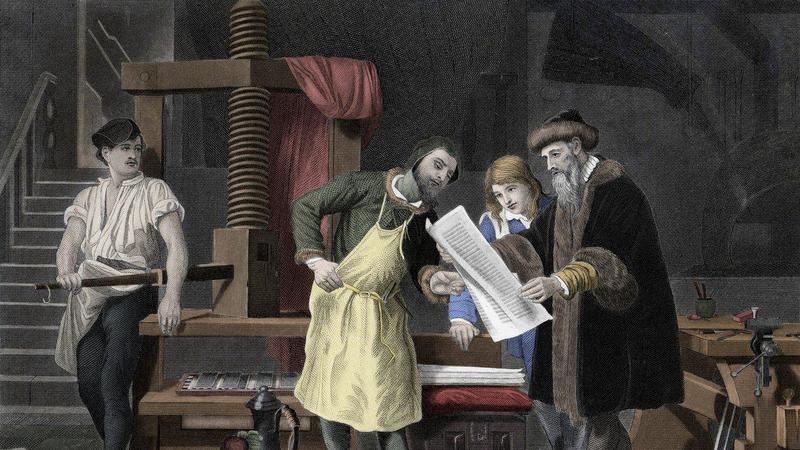 Da Gutenberg all’intelligenza artificiale: 