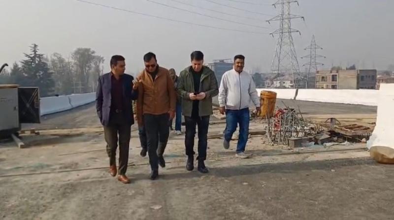 Sanat Nagar flyover to open next week after load testing: CE R&B Sanat Nagar flyover to open next week after load testing: CE R&B
