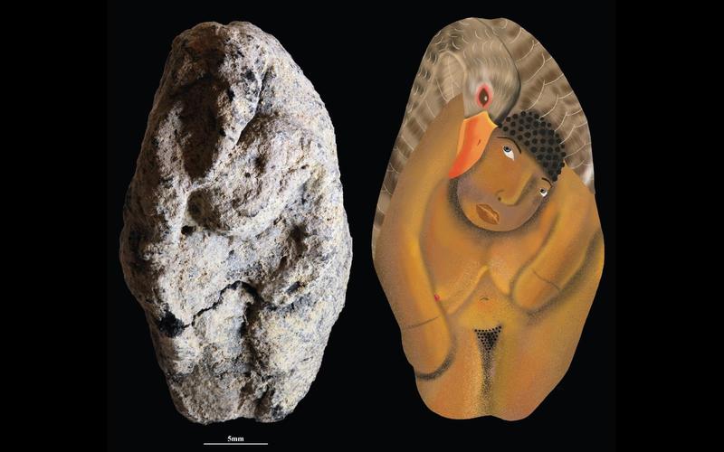 Goose bumps: 12,000-year-old figurine from Israel shows surreal woman-bird mating scene
