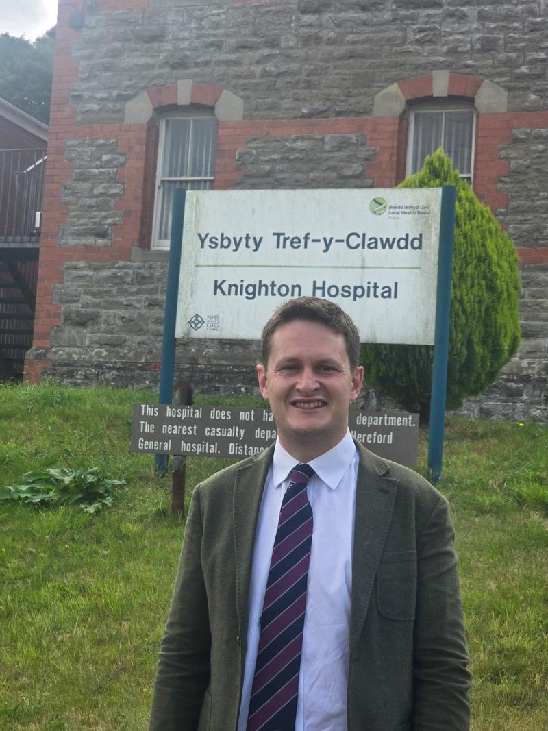 Politician shines a national spotlight on the health injustice facing Powys patients