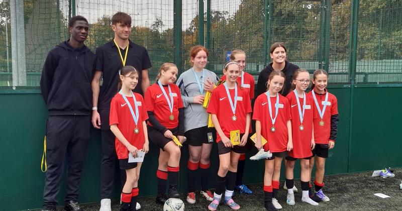 City Ladies visit school soccer tournament City Ladies visit school soccer tournament