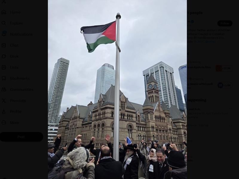 KINSELLA: Divisive Palestinian flag raising exposes Jews to hate and contempt