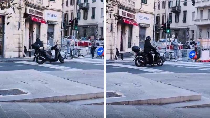 Livorno, lite a colpi di pietre e pala al Cisternone