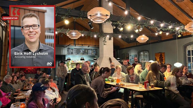 Gedigen politisk flause i fullsatt pub