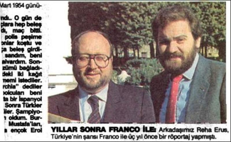 İSPANYA – TÜRKİYE MAÇI BANA RAHMETLİ FRANCO’YU ANIMSATTI İSPANYA – TÜRKİYE MAÇI BANA RAHMETLİ FRANCO’YU ANIMSATTI