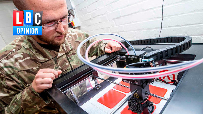 China’s grip on 3D printing is becoming a military security threat for the British