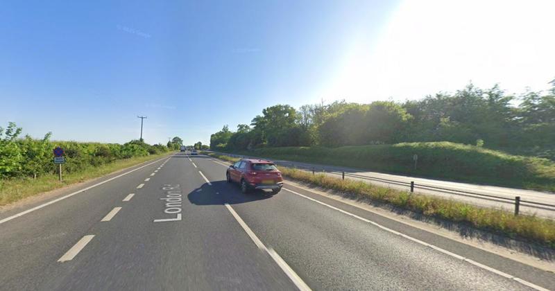 Section of A11 closed after crash