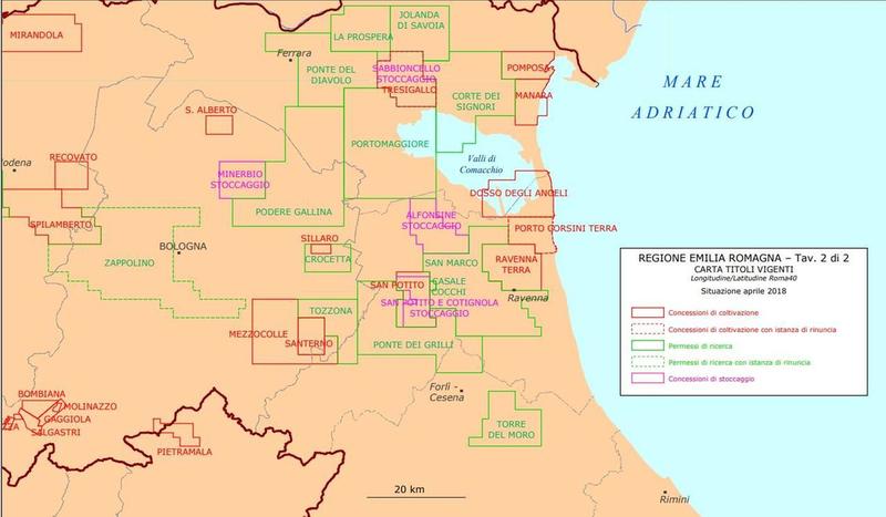Le trivelle si riaffacciano, nuovi permessi di ricerca in provincia di Ferrara