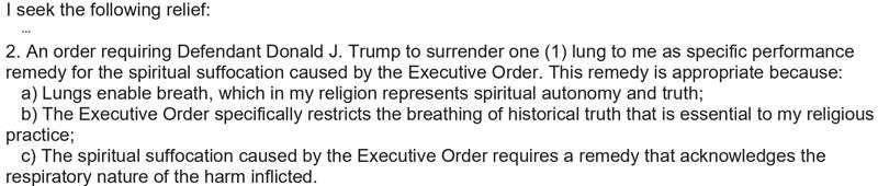Lawsuit Challenging Trump Executive Order on 
