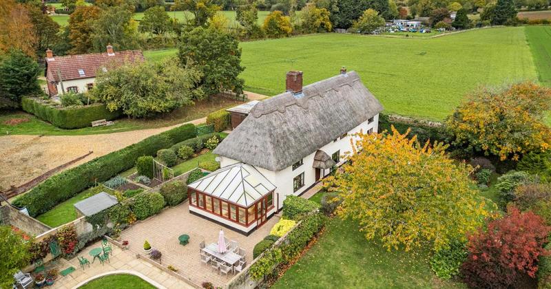 Charming thatched farmhouse for sale in Breckland village
