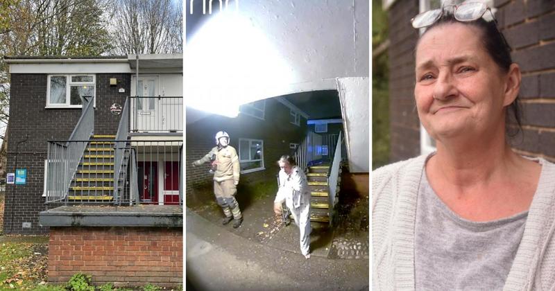 Woman arrested on suspicion of setting light to own home