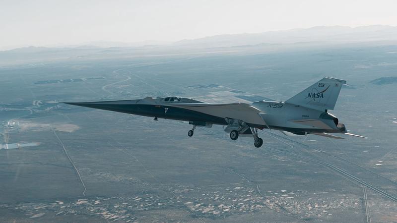 NASA completes first flight test of quiet supersonic aircraft X59 NASA completes first flight test of quiet supersonic aircraft X59