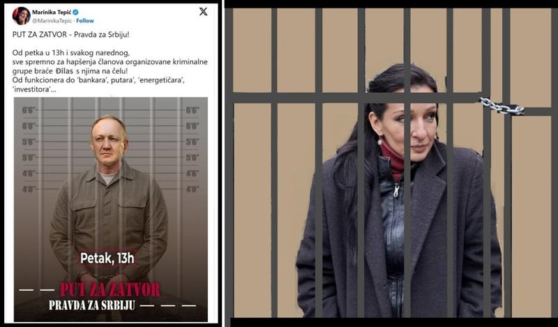 Nebojša Bakarec: Đilas, Marinika, Nikezić: Put za zatvor - Pravda za Srbiju!